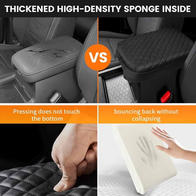 Rilsen Custom Fit for Center Console Cover Nissan Frontier 2025 2024 2023 2022 Armrest Cover Center Console Pad Interior Accessories Car Armrest Seat Box Cover Protector - Image 4